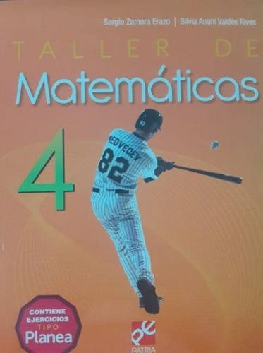 Libro Taller De Matemáticas 4 Zamora Erazo, Sergio