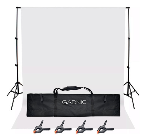 Soporte Porta Fondos Estudio Portátil Kit + Bolso Transporte