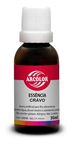 Essência Alimentícia Arcolor 30ml Cravo