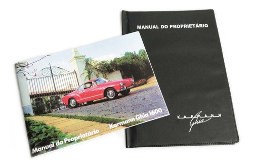 Manual Do Proprietário Karmann Ghia 1971 1972 + Capa