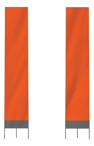 Boneco Biruta Completo Com Exaustor Bivolt - Laranja