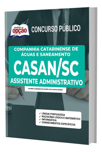 Apostila Concurso Casan Sc Assistente Administrativo