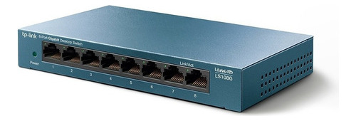 Switch 8 Puertos Gigabit Ls108g Metalico Tp-link 1000mbps