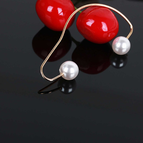 Para Pendientes De Perlas Con Orejas Fijas, Pendientes De