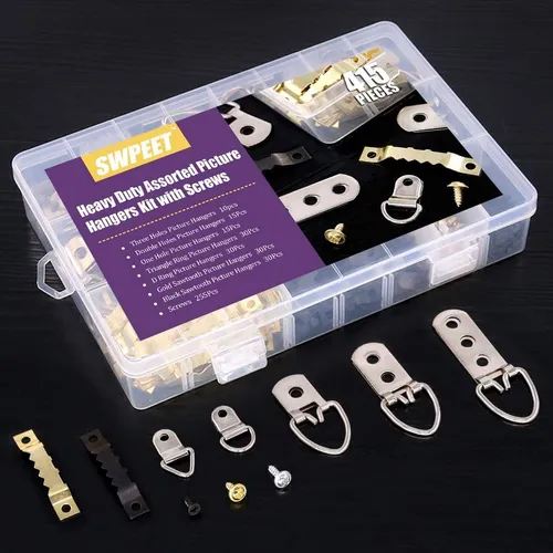 Kit 415pz Clavos Cuadros Colgar