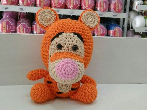 Imagem 1 de 1 de Tigrão Amigurumi Ursinho Pooh Em Croche