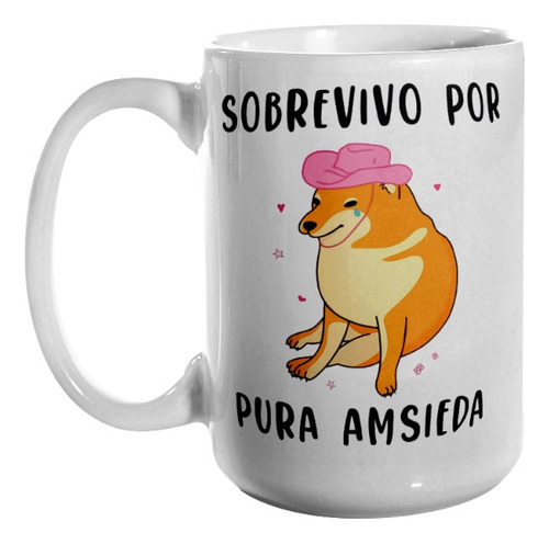 Tazón Taza Mug Cheems Perrito Meme 01 Premium Monstruatazas