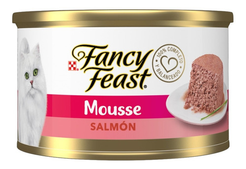 Alimento Para Gato Fancy Feast Mousse Salmon 85 G