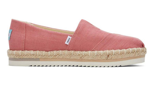 Alpargatas Toms Platform Rope Pink Mujer