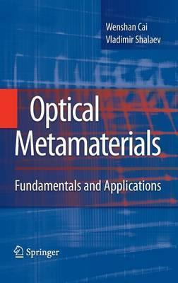 Libro Optical Metamaterials - Wenshan Cai