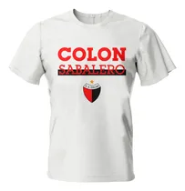 Comprar Remera Futbol Colon De Santa Fe Frase Sabalero Blanca