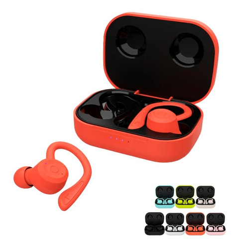 Auriculares Inalámbricos Bluetooth T20 In Ear Deportivos Tws Color Naranja