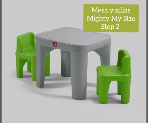 Mesa Y Sillas Mighty My Size Step 2 (Usado)