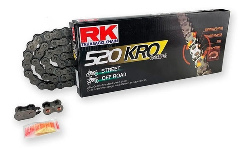 Cadena Transmision Rk 520 X 118 Oring Motocross Enduro Calle