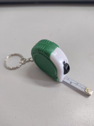 150x Chaveiros Mini Trena Automática Com Trava De 1 Metro