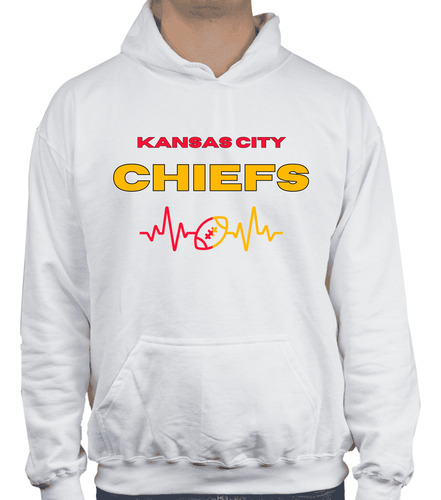 Sudadera Futbol Americano - Capucha - Kansas City Chiefs