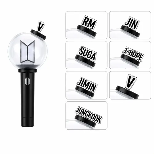 conjunto De 7 Acessórios Com O Nome Bts Army Bomb Ver.4 All