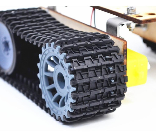 3-9v Chasis De Oruga De Tanque Robot Inteligente Bajo Ruido