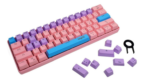 Imagen 3 de 10 de Set X 108 Teclas Keycaps Teclado Mecanico Nisuta Colores