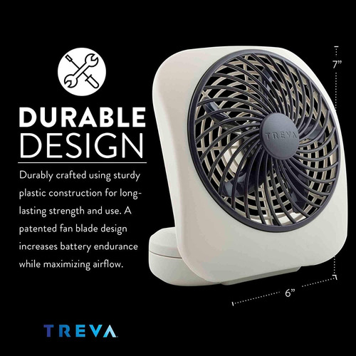 Ventilador De Escritorio Con Pilas De Computadora Compacto