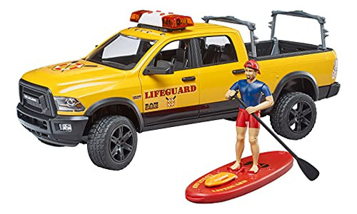 Salvavidas Toy Bruder Ram 2500 Power Wagen Con Figura Y Sup