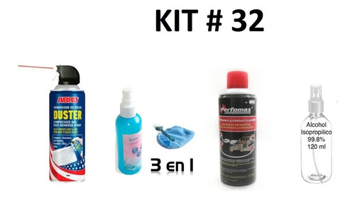 Imagen 5 de 9 de Kit De Limpieza #30 Aire Comprimido Y Limpiador Electrónico