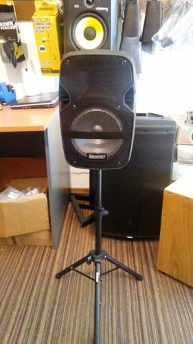 Imagen 2 de 5 de Caja Acustica Activa Kit Lexsen Tiny 8 Mic+soporte