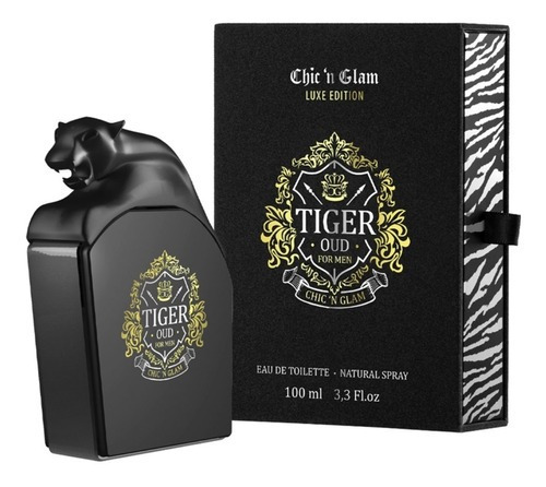 Tiger Oud For Men Edt Chic 'n Glam Luxe Edition New Brand