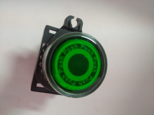 Pulsador Verde 22mm Luminoso Autonics