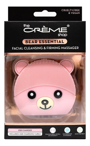 The Creme Shop Bear - Masajeador Facial Esencial De Limpiez.