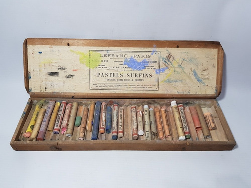 Imagen 1 de 9 de Antigua Caja De Pasteles Pinturas Francesas Mag 57513