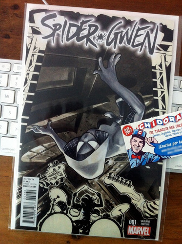Comic - Spider-gwen #1 Adam Hughes Black & White Variant