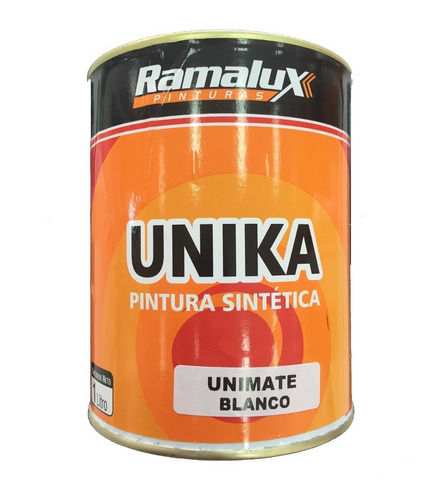 Esmalte Sintético Unimate Ramalux Blanco Mate 1 Lt