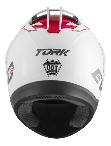 Imagen 4 de 9 de Casco Moto Integral Pro Tork Evolution G8 Evo Certificado