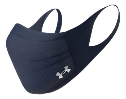 Cubrebocas Deportivo Under Armour Unisex Lavable Color Azul Extrachico-chico
