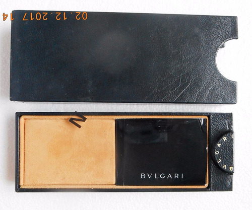 Bvlgari Estuche Original P/ Joyeria C/ Instructivo