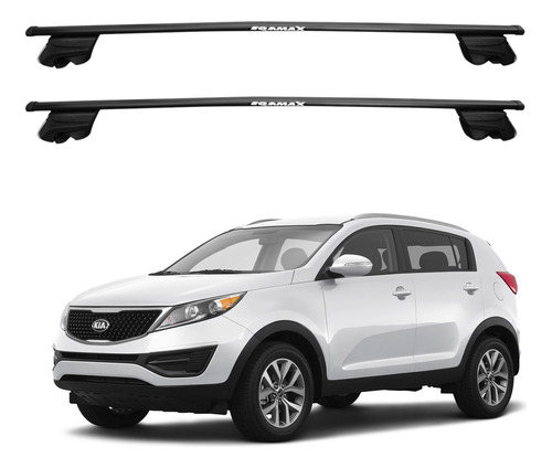 Barras De Techo Eqmax Beta Kia Sportage 2011-2016 Negro