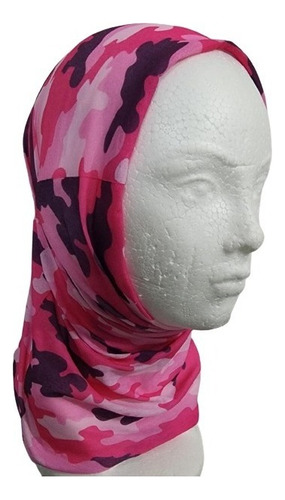 Bandana Balaclava Mascara Corredores Ciclismo Deportes Color Camuflaje Rosa