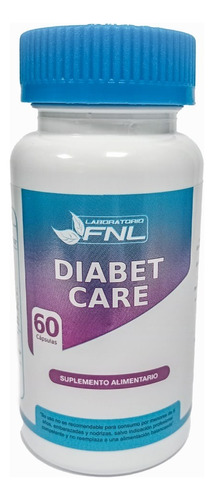 Diabet Care 60 Cápsulas, Ayuda Control Glucosa Fnl