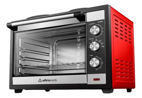 Horno Eléctrico Ultracomb 70 Litros Rojo