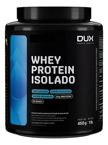 Whey Protein Isolado Chocolate Branco Dux 450g