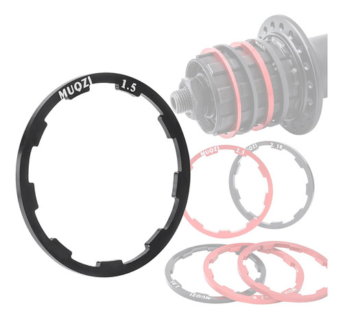 2 Paquete De 2-10 Cassette Flywheel Arandela Hub 2 Piezas