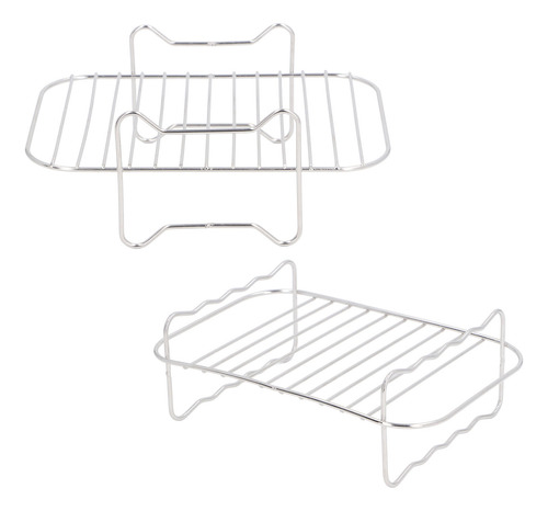 Estante Para Freidora De Acero Inoxidable, Pinchos, Cocción
