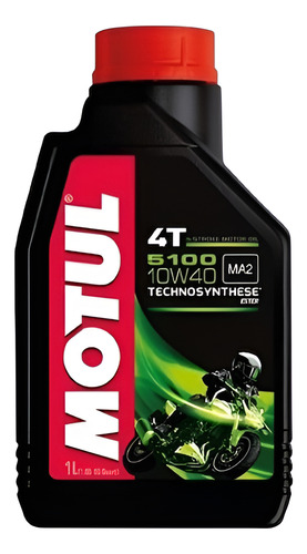 Aceite Motul 5100 4t 10w40 Semi Sintetico Moto 4t X 1 L