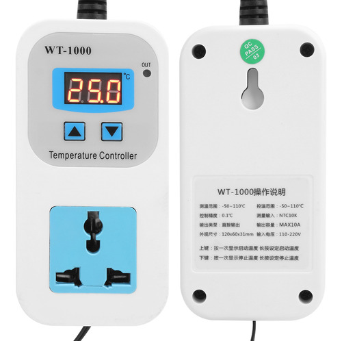 Controlador De Temperatura Inteligente Eletrônico Ajustável