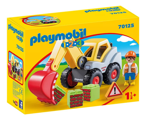 Juego Pala Excavadora Playmobil 123 Universo Binario