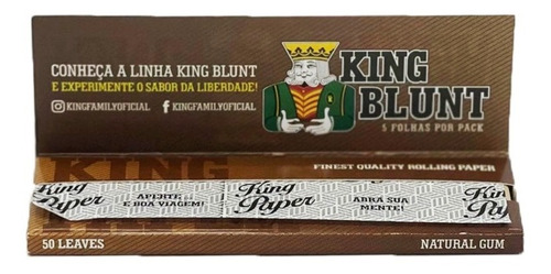 Imagem 5 de 5 de Caixa Seda King Paper Brown 1/4 Marrom Pequena Mini Size