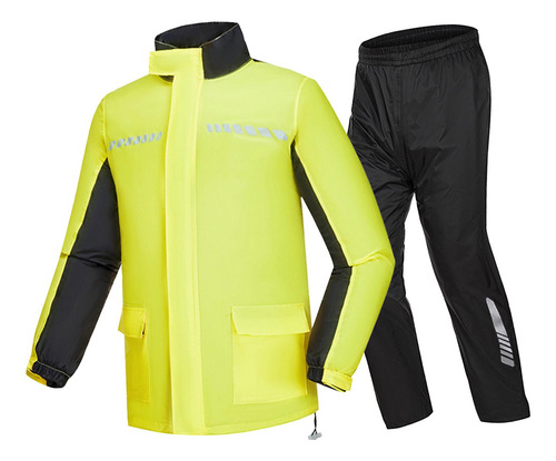 Traje De Lluvia Traje De Lluvia Cuello Y Puños Ajustables