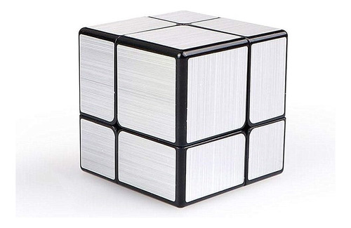 Cubo Rubik 2x2x2 Mirror Plata Qy Speed Cube 