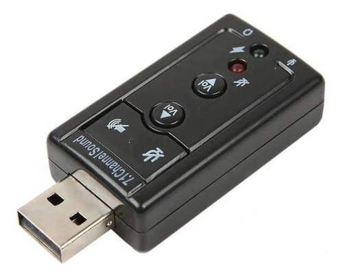 Adaptador De Sonido Usb Virtual De 7,1 Canales Controler